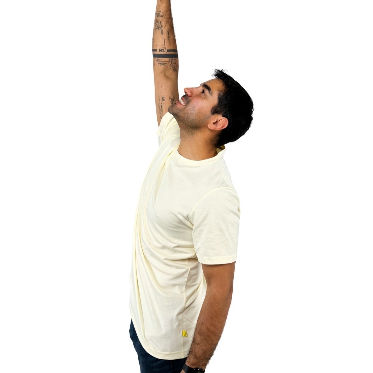 Polera Hombre Crema 4 Polera Hombre Crema - Imagen 4