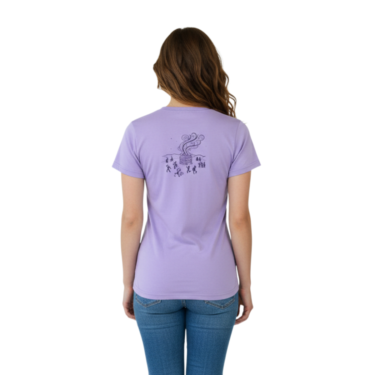 Polera Mujer Lila 4 Polera Mujer Lila - Imagen 4