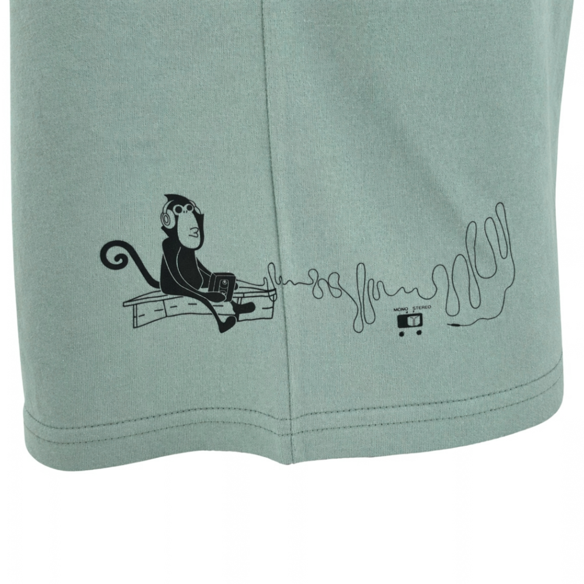 Polera Hombre Verde Nilo 6 Polera Hombre Verde Nilo - Imagen 6