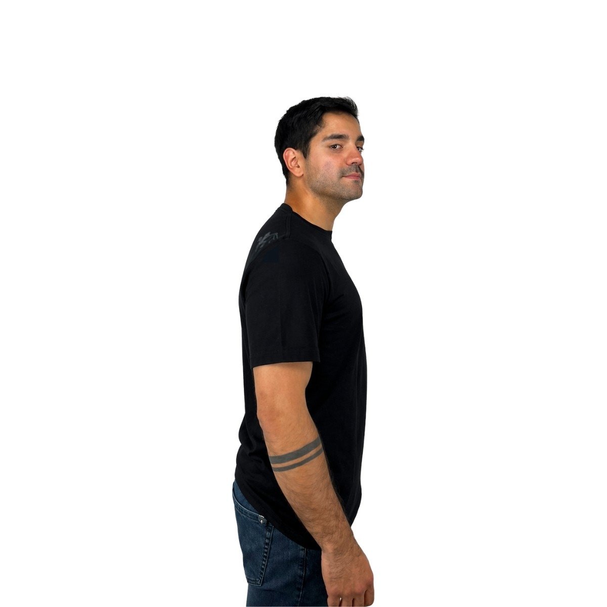 Polera Hombre Negro 4 Polera Hombre Negro - Imagen 4